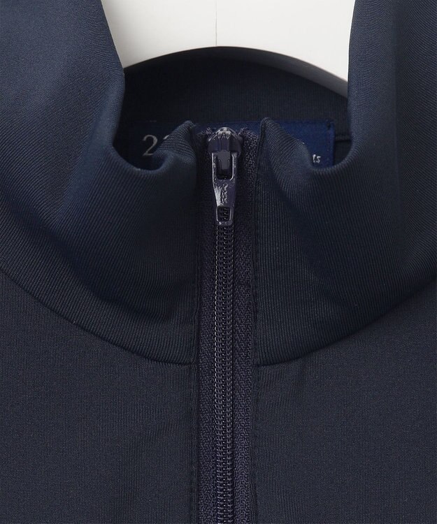 23区GOLF 【WOMEN】ソフトクール ハーフジップ ネイビー系