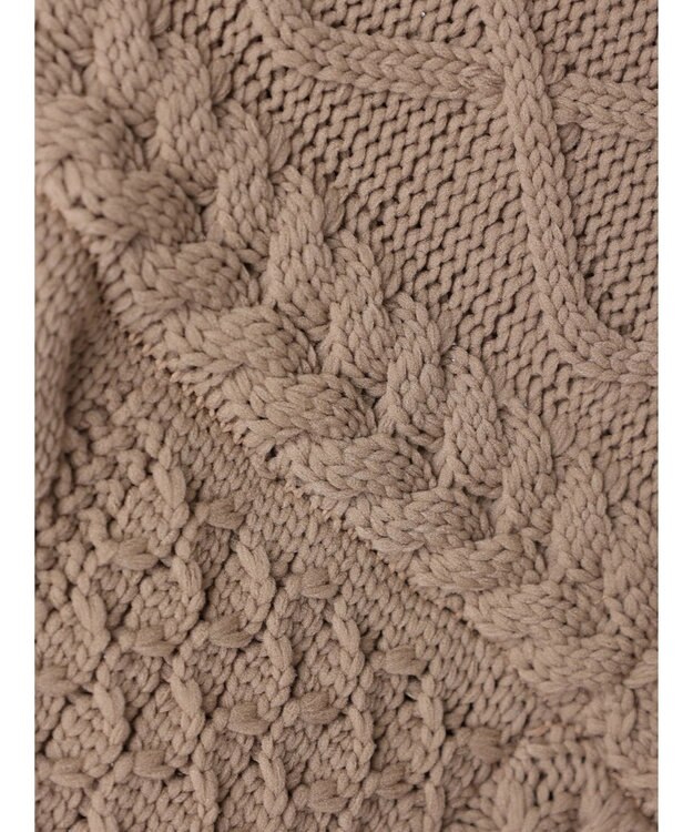 CRAFT STANDARD BOUTIQUE リサイクルポリエステルパッチワークプルオーバー Beige