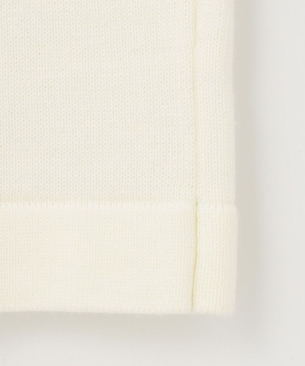 PW CIRCULUS 【MEN】【洗える】ベアフェイスモチーフ クルーネック ニット ホワイト系