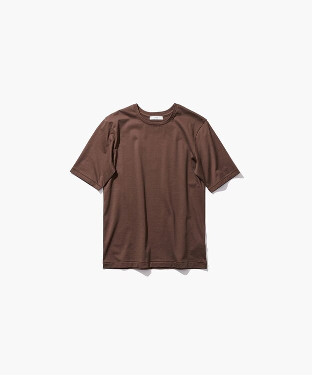ATON SUVIN 60/2 | パーフェクトフィットTシャツ BROWN