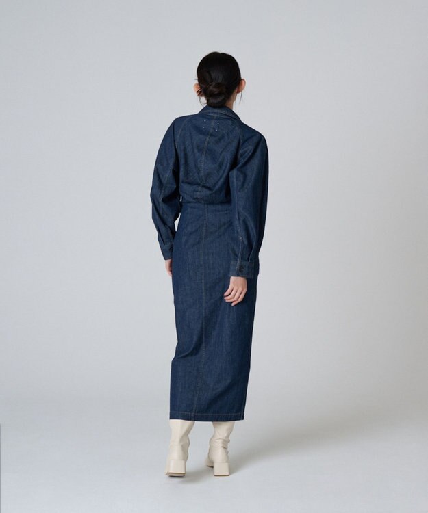 Ripo trenta anni SKIPPER SHAPE DRESS デニムワンピース INDIGO