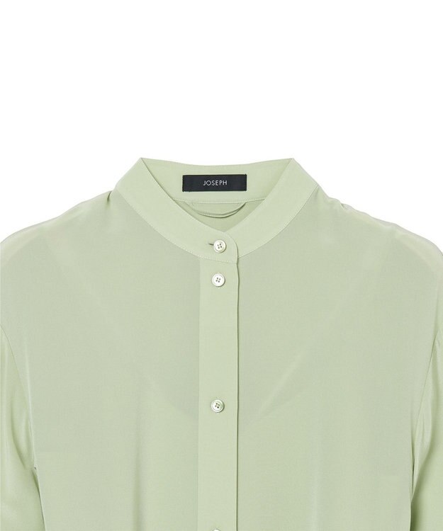 JOSEPH クレープ ド ソワ　ミディドレス Matcha