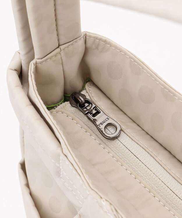 Y'SACCS 【大人のおしゃれ手帖10月号掲載】市川実和子×Y'SACCS　ドット2WAYリュック アイボリー