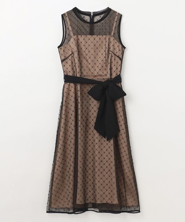 GRACE CONTINENTAL ビーズembドレス ブラック