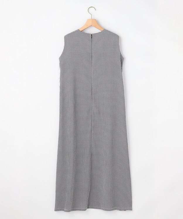 組曲 L 【先行予約】サッカーギンガムチェック Aラインワンピース ホワイト系