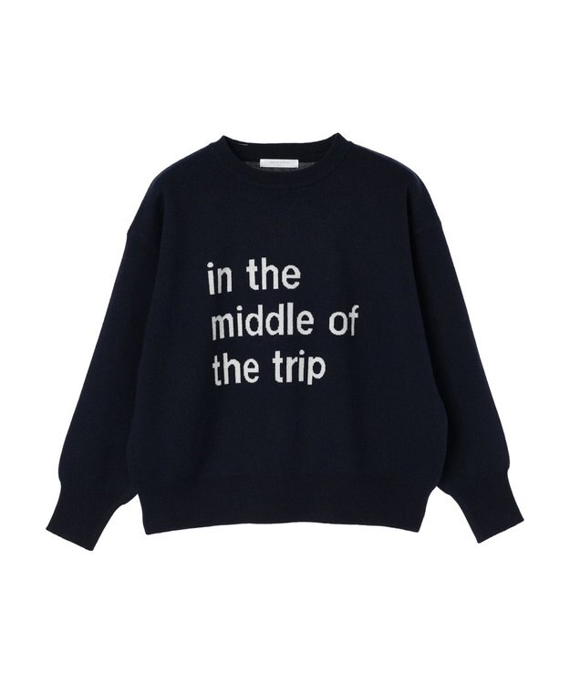 Green Parks もちやわ　ロゴニットプルオーバー Navy