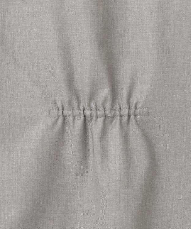 J.PRESS LADIES 【セットアップ対応・洗える・UVケア・速乾】 OXIJEWELストレッチ ノーカラー ジャケット ライトグレー系