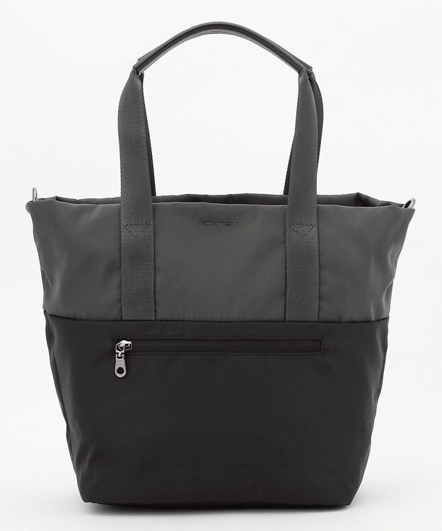 Y'SACCS ドローストリング コンビカラー2WAYトート ダークグレー