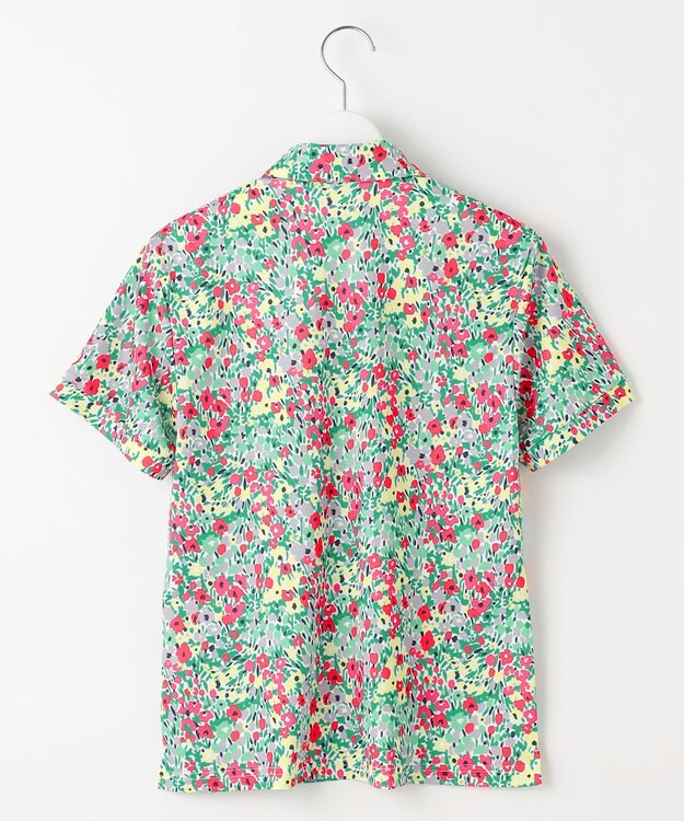 23区GOLF 【WOMEN】総柄フラワープリント ポロシャツ グリーン系5