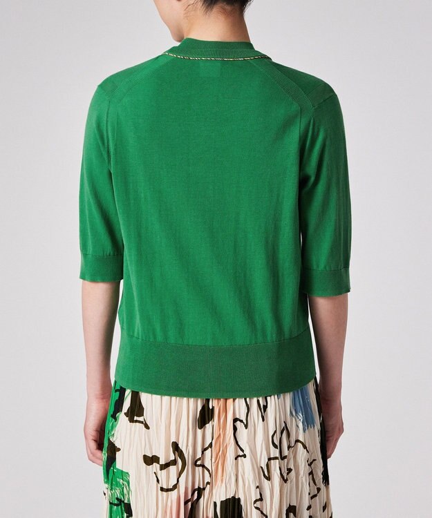 Paul Smith パイピングストライプ カーディガン グリーン