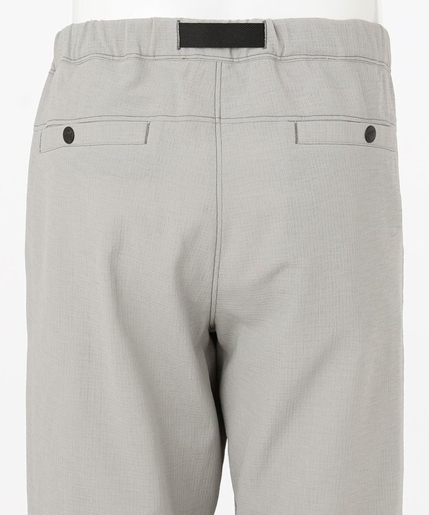 JOSEPH ABBOUD MOUNTAIN クレープドットエアー パンツ ライトグレー系
