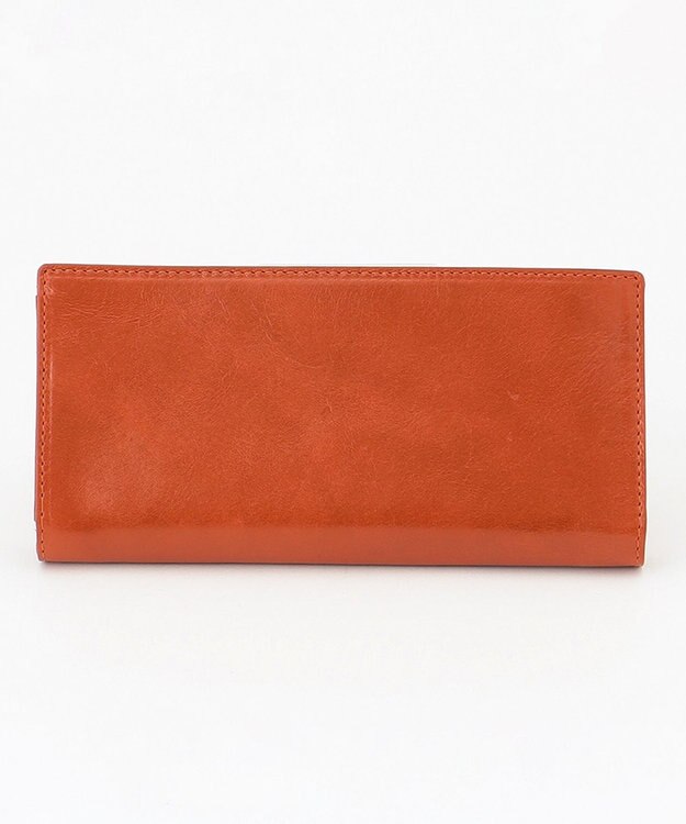 UNBILLION Otias オイルカウレザー二つ折りロングウォレット オレンジ