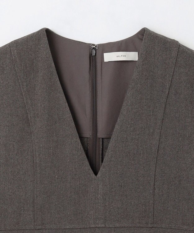 ANY 【洗濯機可】ライトツイードジャンスカ モカ