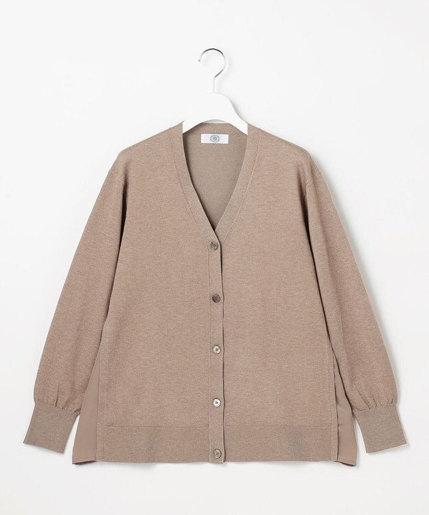 J.PRESS LADIES L Vis/Peスパーク ニット カーディガン モカ系
