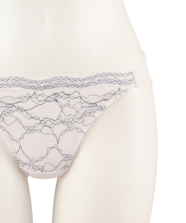 San-ai Resort（三愛水着楽園） 【SALE】クラシカルレースふわもりブラセット 【northerly】 ホワイト