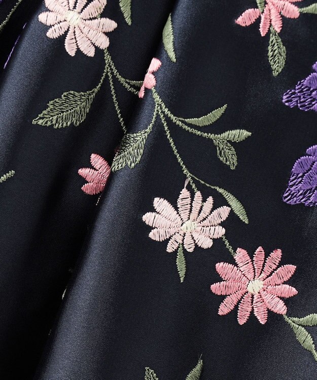 TOCCA 【洗える】AUTUMN GARDEN ドレス ネイビー系7