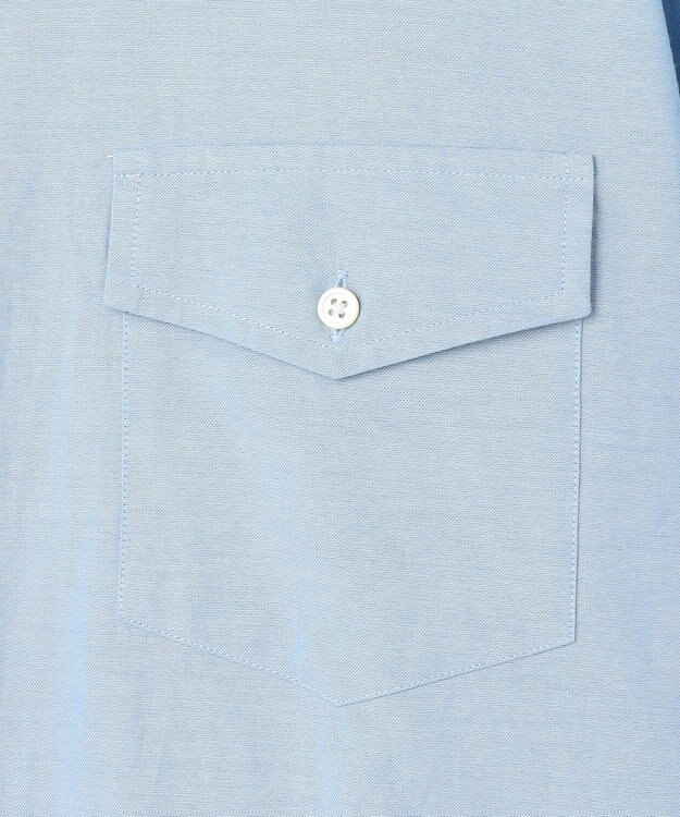 J.PRESS MEN 【J.PRESS ORIGINALS】【UNISEX】Cotton Dangary Shirt / B.D. / Baggy-Fit サックスブルー系
