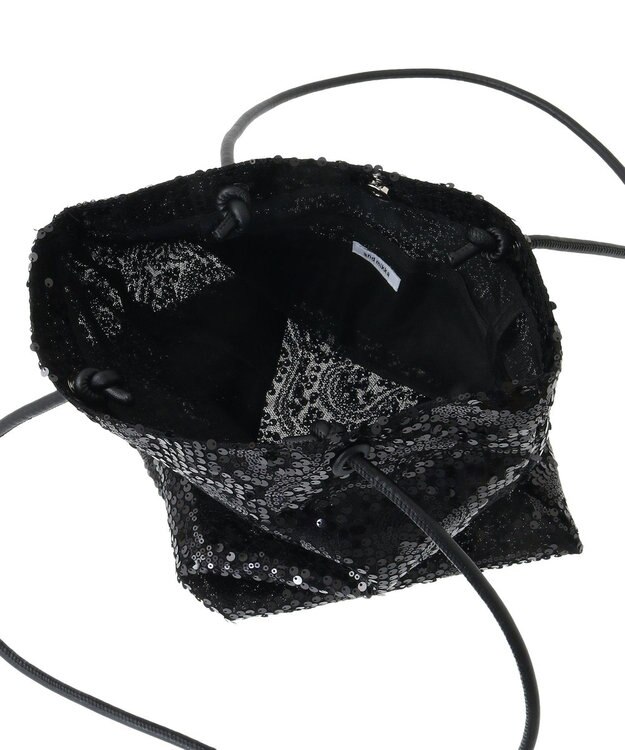 Green Parks ａｎｄｍｉｋｋａ．スパンコールＡ４トートバッグ Black