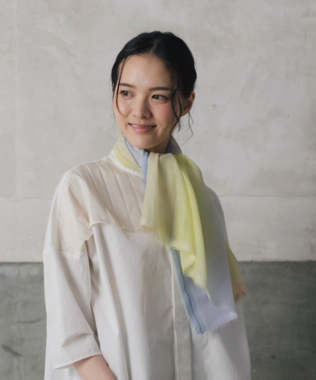 POLS 播州織 極細コットンストール Sサイズ イエロー