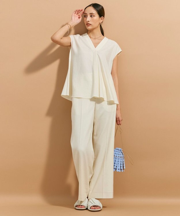 BEIGE， CAROLE / ワイドパンツ Ecru