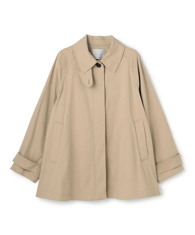 UNFILO 【昨年即完！春の売れ筋1位コート】Aライン スプリングコート キャメル