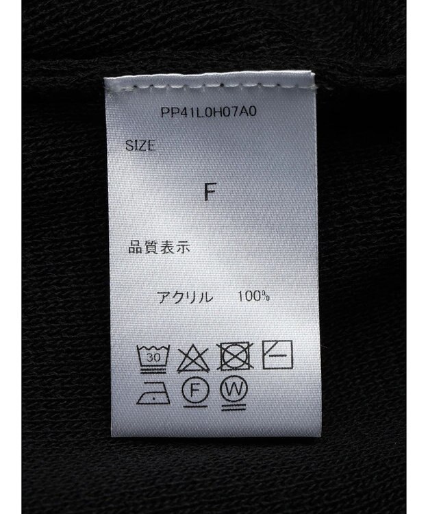 CRAFT STANDARD BOUTIQUE 【洗える】ニットベスト+シャツワンピース-SET Black