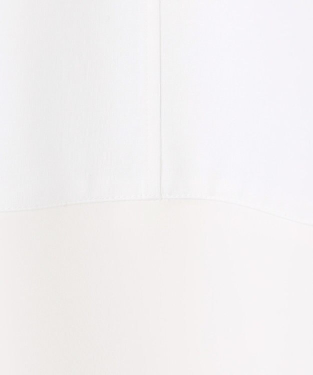 J.PRESS LADIES ベーシックジャージー レイヤードフレア カットソー ホワイト系