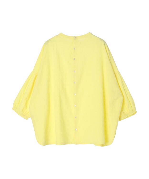 Green Parks Ｉ　ＳＥＴ２点　刺繍７分袖ブラウス＋タンクトップ Yellow