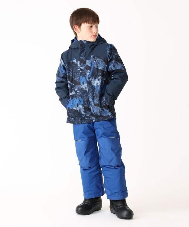 Columbia Columbia/ 【KIDS】ウィリバードIIIインターチェンジジャケット /コロンビア Mountain Blue Cascades、 Coll Navy