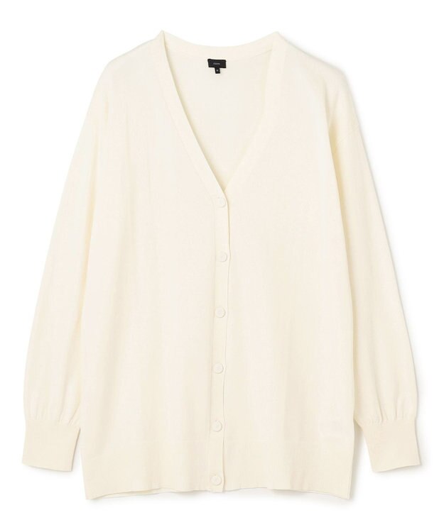JOSEPH 【洗える】フィールコットン　カーディガン Ivory