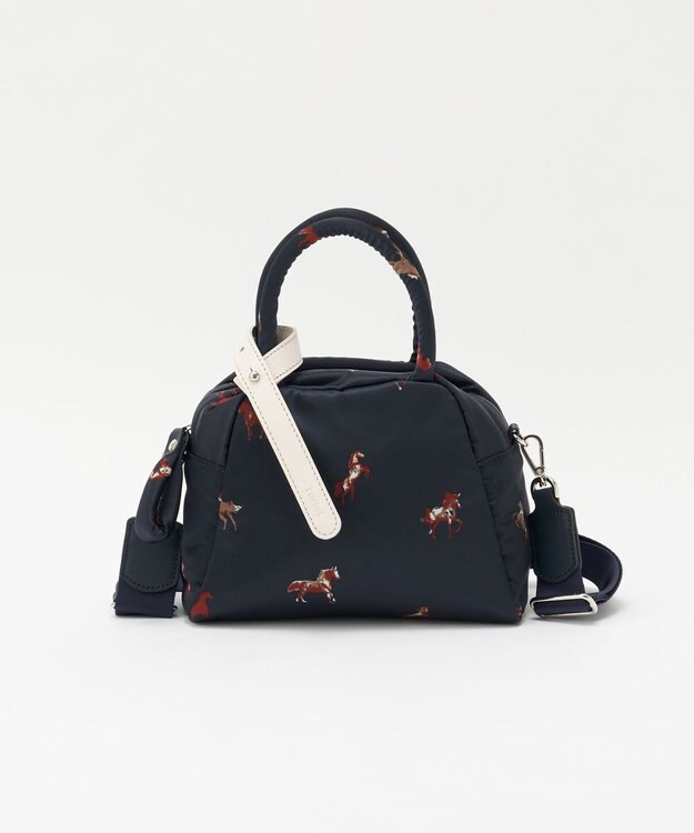 russet WOODLANDER 2WAYミニトートバッグ(CE-1668) Horse/NV