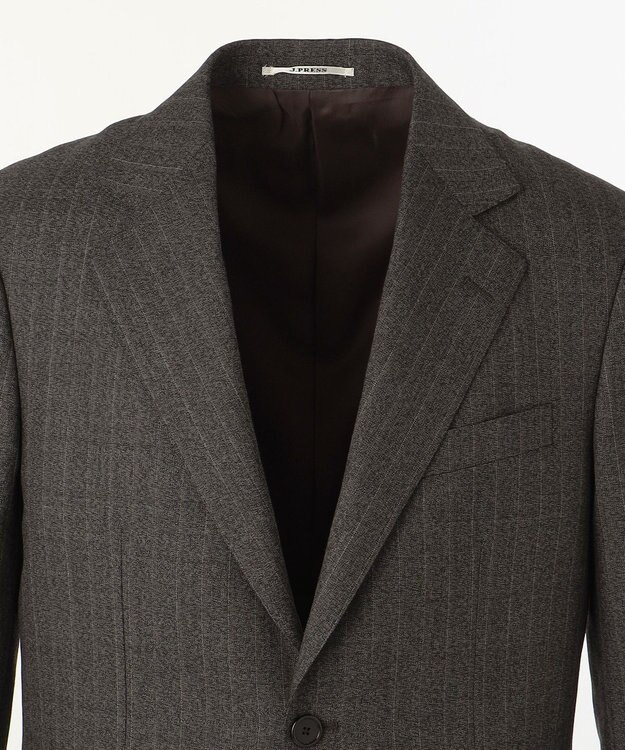 J.PRESS MEN 【ESSENTIAL CLOTHING】オルタネートストライプ スーツ グレー系1