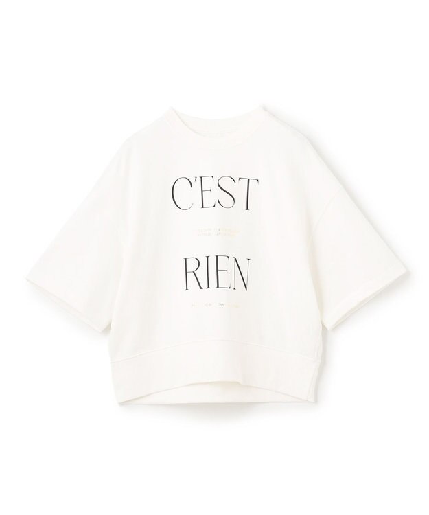 UNFILO L 【吸水速乾/UVケア】ハーフスリーブ ロゴSWEAT オフ