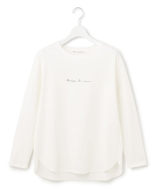 23区 S 【洗える】ロゴ ロング Tシャツ ホワイト系