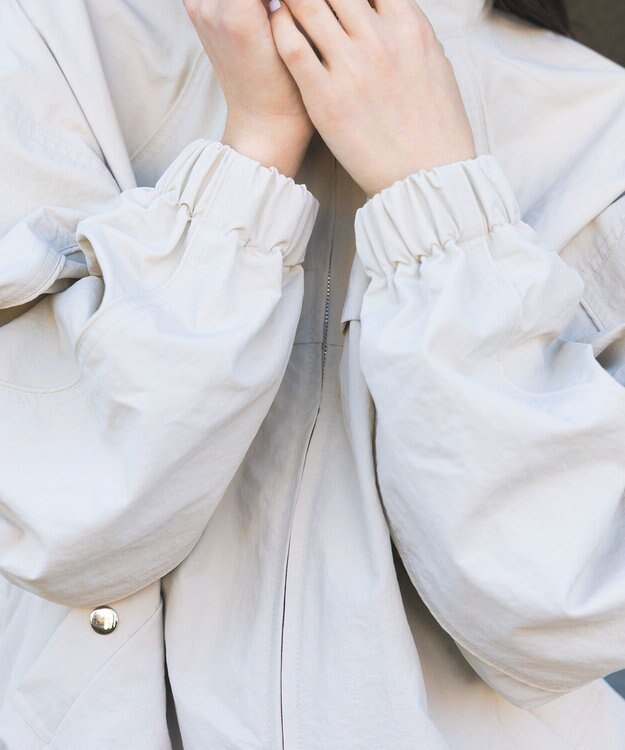 CRAFT STANDARD BOUTIQUE ギャザーヘムブルゾン Light Beige