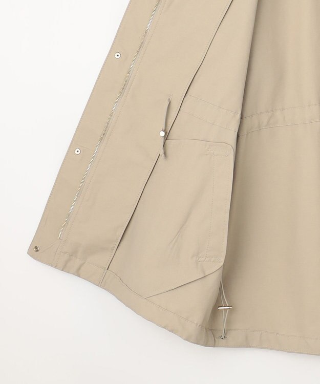 自由区 【カタログ掲載・撥水加工・洗える】コットンナイロンタッサー ブルゾン ベージュ