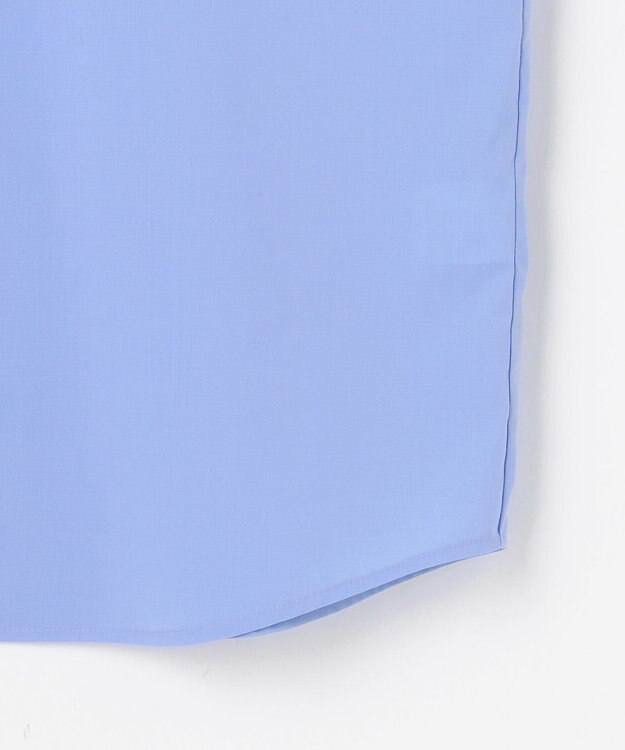 組曲 S 【加藤ローサさん着用 / 前後着用可】コットンタッチシャーティング刺繍入り ブラウス ブルー系