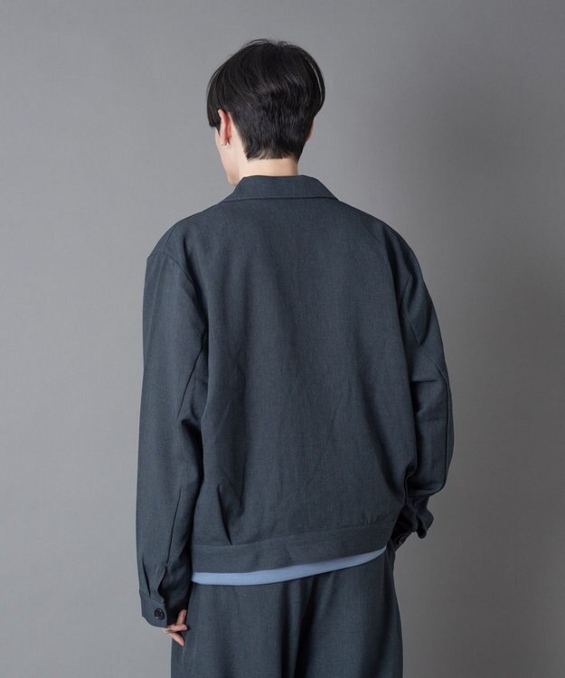 WEGO 【ユニセックス着用ITEM】ダブルポケットショートジャケット ブルーその他