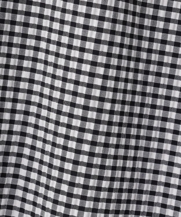 組曲 L 【先行予約】サッカーギンガムチェック Aラインワンピース ホワイト系