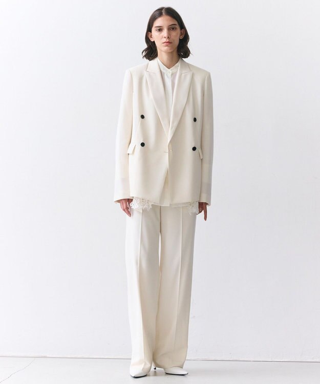 BEIGE， 【セットアップ対応】SPHENE / ハイウエストDカンストレートパンツ Ecru