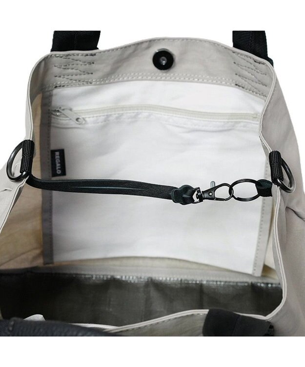 Regalo Felice 【軽量＆防水 / キズが付きにくい】2wayトート中 / REGALO LGY(ライトグレー)