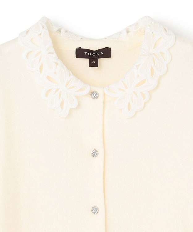 TOCCA 【百田夏菜子さん着用】MOONLIT MUSE カーディガン アイボリー系