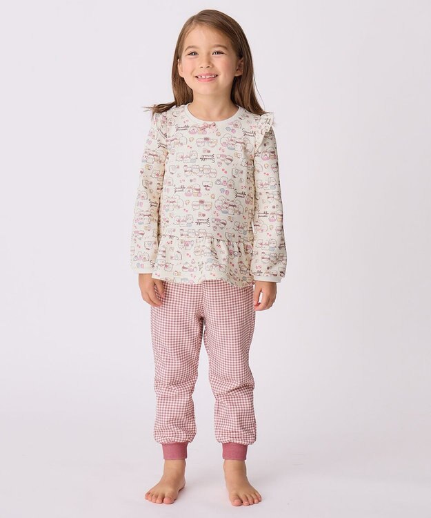 ANY KIDS 【WEB限定 / すみっコぐらし】ルームウェア ペールイエロー