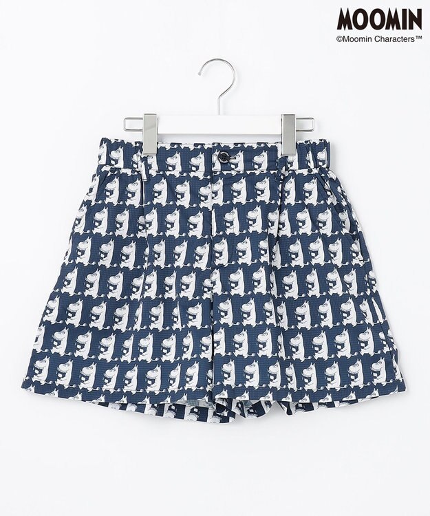 23区GOLF 【WOMEN】【MOOMIN COLLECTION】ムーミン 総柄プリント キュロットパンツ ネイビー系5