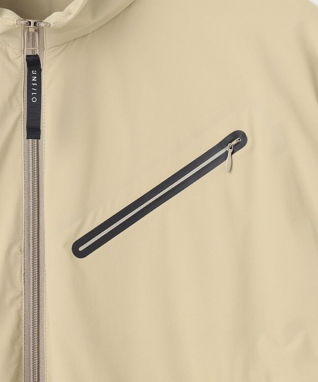 UNFILO MENS ライト ハイストレッチムーブ トラックジャケット [24年商品] スモーキーグリーン