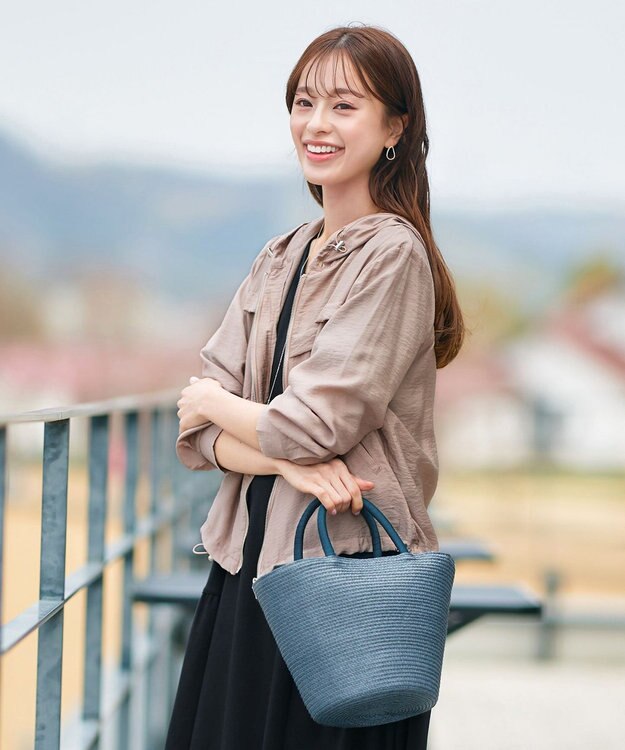 Tiaclasse 【新色追加】テーパードコロールバッグ ブルー