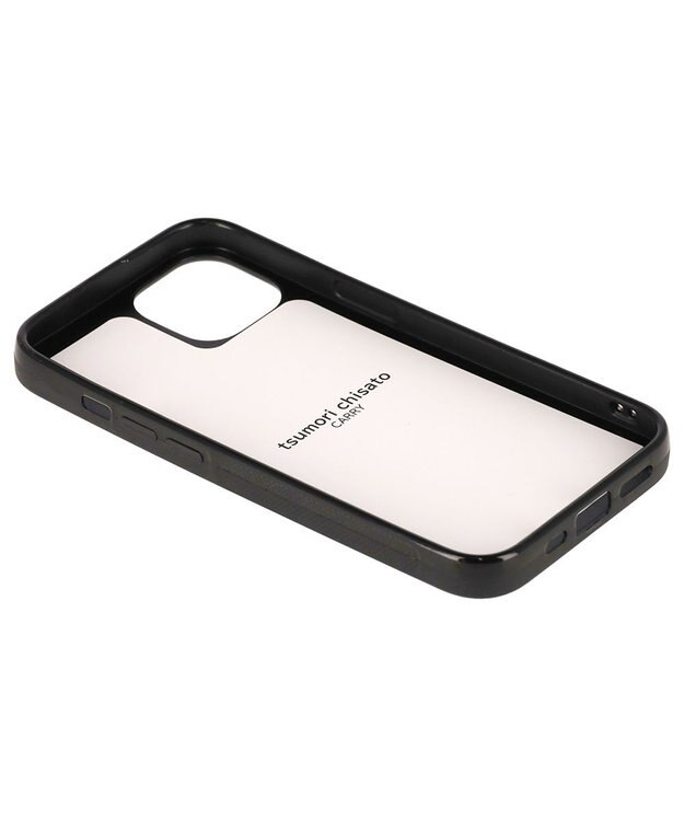 tsumori chisato CARRY 森のどうぶつたち iPhoneケース バックカバー （iPhone 13 / 14対応） ブラック