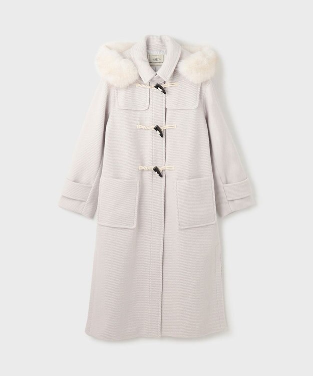 GRACE CONTINENTAL ウールカルゼダッフルコート キナリ