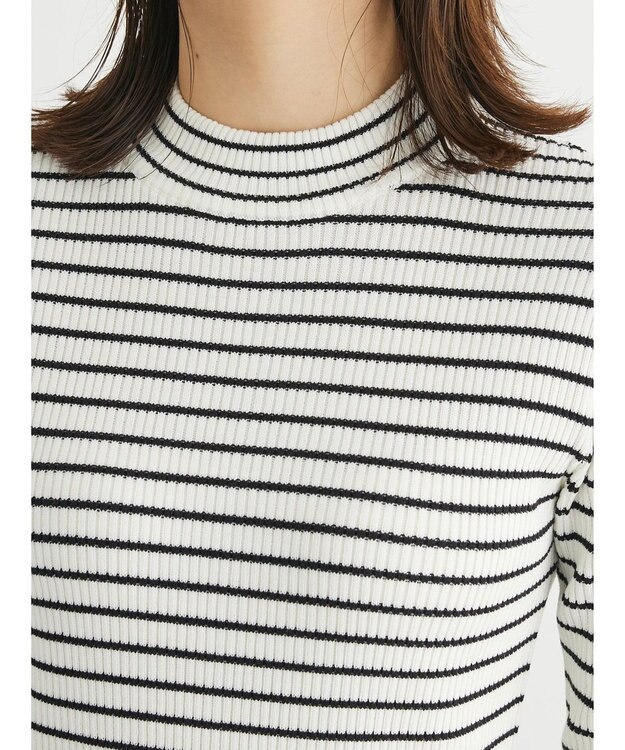 Green Parks ドッキングニットワンピース Black