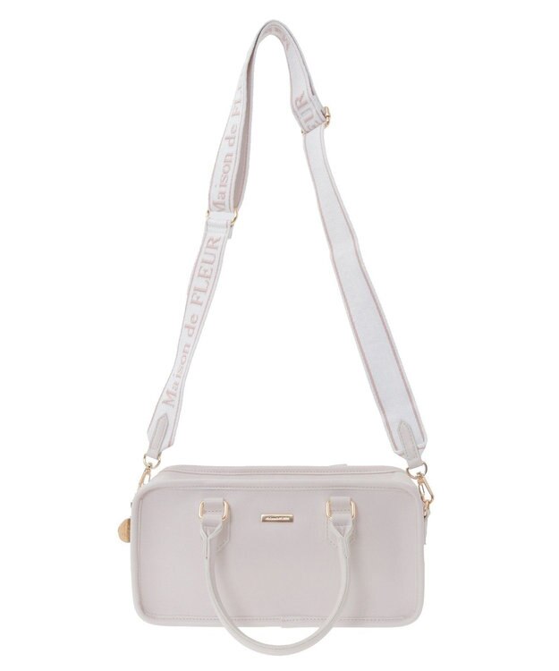 Maison de FLEUR ピンクマニアスクエア2Wayトートバッグ Pink